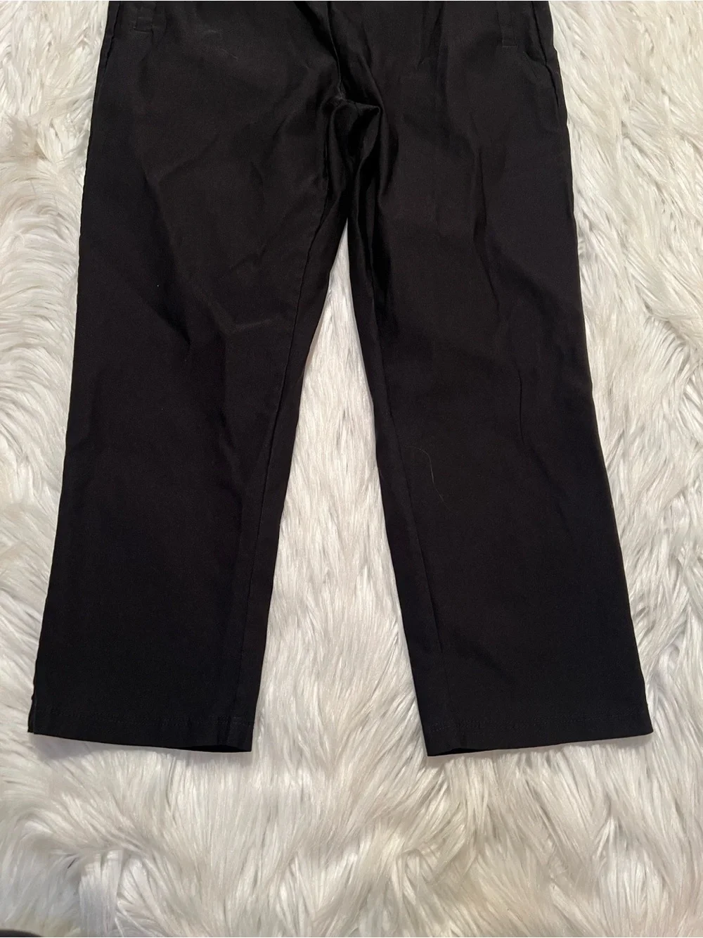 89th & Madison Womens Size Small Ultra Stretch Capri Pants Black Pull On Cropped